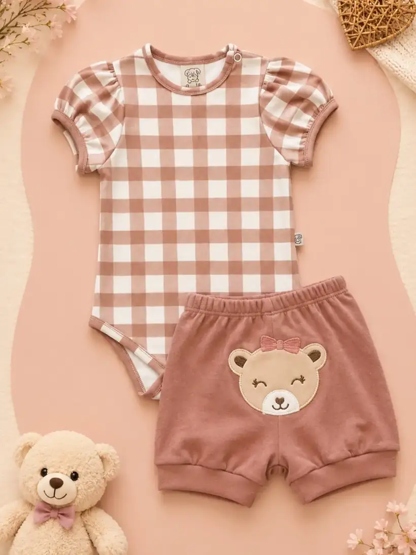 Conjunto Bodys Check